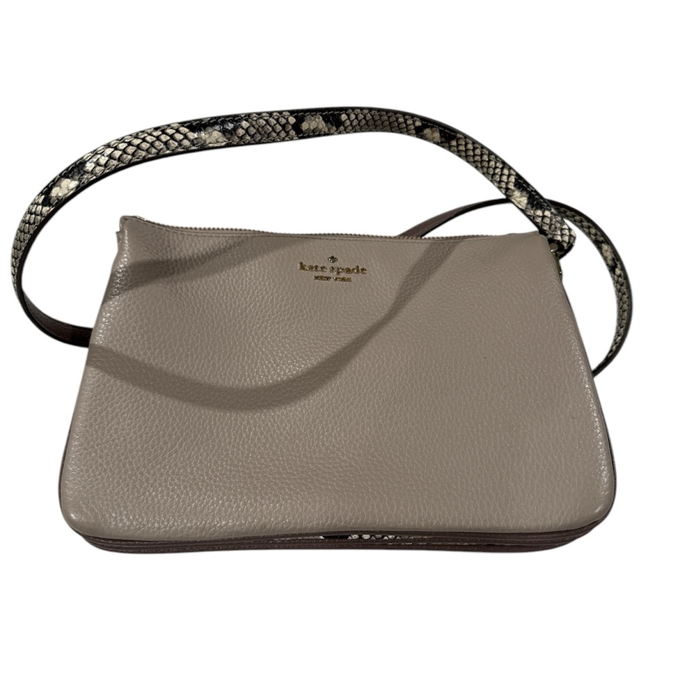 Kate Spade Tan/Snake Crossbody leather  Bag